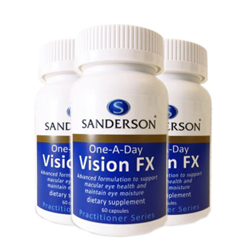 [샌더슨] 하루한알 비전 FX 60s 3개(눈건강-아마씨오일,루테인,비타민A,C,D,E)